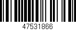 Código de barras (EAN, GTIN, SKU, ISBN): '47531866'