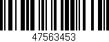 Código de barras (EAN, GTIN, SKU, ISBN): '47563453'