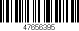 Código de barras (EAN, GTIN, SKU, ISBN): '47656395'