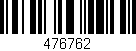 Código de barras (EAN, GTIN, SKU, ISBN): '476762'