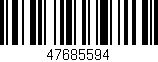 Código de barras (EAN, GTIN, SKU, ISBN): '47685594'