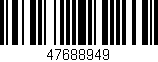 Código de barras (EAN, GTIN, SKU, ISBN): '47688949'