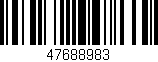Código de barras (EAN, GTIN, SKU, ISBN): '47688983'