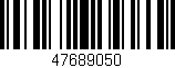 Código de barras (EAN, GTIN, SKU, ISBN): '47689050'