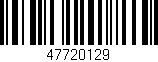 Código de barras (EAN, GTIN, SKU, ISBN): '47720129'