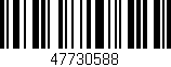 Código de barras (EAN, GTIN, SKU, ISBN): '47730588'