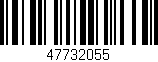Código de barras (EAN, GTIN, SKU, ISBN): '47732055'
