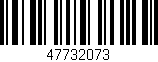 Código de barras (EAN, GTIN, SKU, ISBN): '47732073'