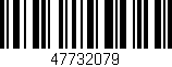 Código de barras (EAN, GTIN, SKU, ISBN): '47732079'