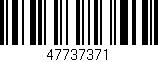 Código de barras (EAN, GTIN, SKU, ISBN): '47737371'