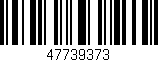 Código de barras (EAN, GTIN, SKU, ISBN): '47739373'