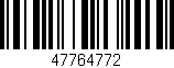 Código de barras (EAN, GTIN, SKU, ISBN): '47764772'