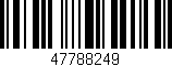 Código de barras (EAN, GTIN, SKU, ISBN): '47788249'