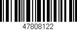 Código de barras (EAN, GTIN, SKU, ISBN): '47808122'