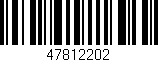 Código de barras (EAN, GTIN, SKU, ISBN): '47812202'