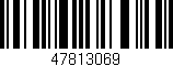 Código de barras (EAN, GTIN, SKU, ISBN): '47813069'