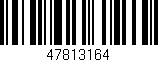Código de barras (EAN, GTIN, SKU, ISBN): '47813164'
