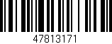 Código de barras (EAN, GTIN, SKU, ISBN): '47813171'