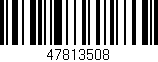 Código de barras (EAN, GTIN, SKU, ISBN): '47813508'