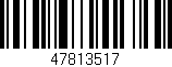 Código de barras (EAN, GTIN, SKU, ISBN): '47813517'