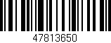 Código de barras (EAN, GTIN, SKU, ISBN): '47813650'