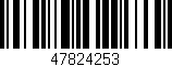 Código de barras (EAN, GTIN, SKU, ISBN): '47824253'