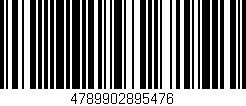 Código de barras (EAN, GTIN, SKU, ISBN): '4789902895476'