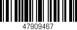 Código de barras (EAN, GTIN, SKU, ISBN): '47909467'