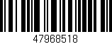 Código de barras (EAN, GTIN, SKU, ISBN): '47968518'