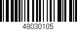 Código de barras (EAN, GTIN, SKU, ISBN): '48030105'