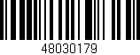 Código de barras (EAN, GTIN, SKU, ISBN): '48030179'