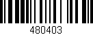 Código de barras (EAN, GTIN, SKU, ISBN): '480403'