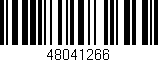 Código de barras (EAN, GTIN, SKU, ISBN): '48041266'