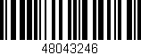 Código de barras (EAN, GTIN, SKU, ISBN): '48043246'