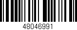 Código de barras (EAN, GTIN, SKU, ISBN): '48046991'