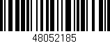 Código de barras (EAN, GTIN, SKU, ISBN): '48052185'