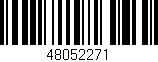 Código de barras (EAN, GTIN, SKU, ISBN): '48052271'