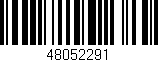Código de barras (EAN, GTIN, SKU, ISBN): '48052291'