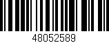 Código de barras (EAN, GTIN, SKU, ISBN): '48052589'