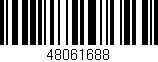 Código de barras (EAN, GTIN, SKU, ISBN): '48061688'