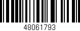 Código de barras (EAN, GTIN, SKU, ISBN): '48061793'