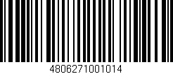 Código de barras (EAN, GTIN, SKU, ISBN): '4806271001014'