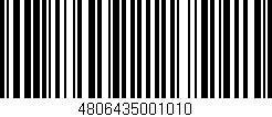 Código de barras (EAN, GTIN, SKU, ISBN): '4806435001010'