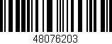 Código de barras (EAN, GTIN, SKU, ISBN): '48076203'