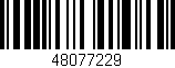 Código de barras (EAN, GTIN, SKU, ISBN): '48077229'