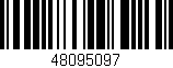 Código de barras (EAN, GTIN, SKU, ISBN): '48095097'