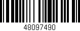 Código de barras (EAN, GTIN, SKU, ISBN): '48097490'