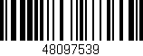 Código de barras (EAN, GTIN, SKU, ISBN): '48097539'