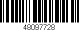 Código de barras (EAN, GTIN, SKU, ISBN): '48097728'