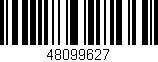 Código de barras (EAN, GTIN, SKU, ISBN): '48099627'